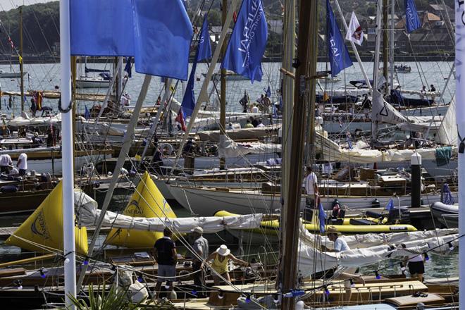 Panerai Classic Yacht Challenge 2013, Panerai British Cassic Week 2013 - Racing cancelled for lack of wind ©  Panerai/Guido Cantini/Sea See http://www.seasee.com/