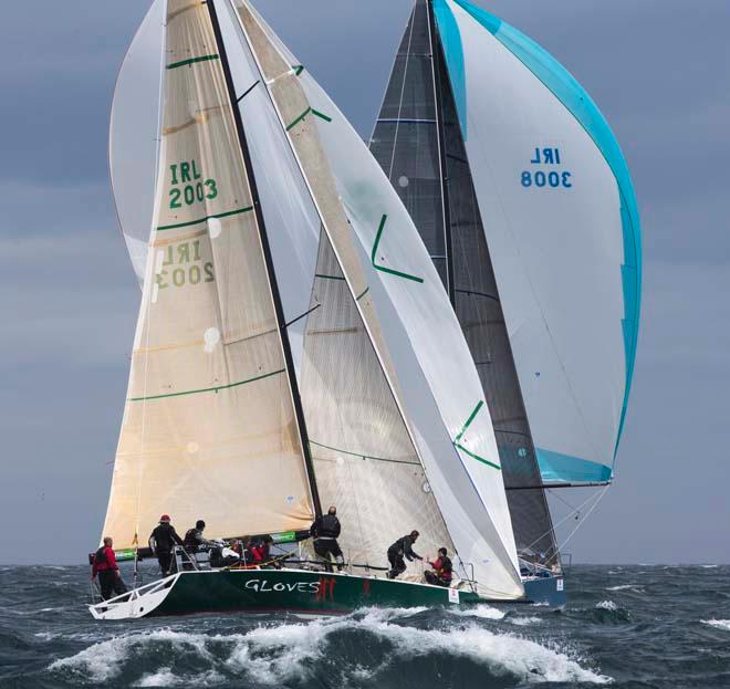 Friday 28th June 2013, Kinsale, Co. Cork:  Kieran Twomey’s Gloves Off in breezy conditions and choppy seas off the Old Head of Kinsale on day 2 of the Covestone Asset Management Sovereigns Cup 2013.<br />
 © David Branigan - Oceansport.ie