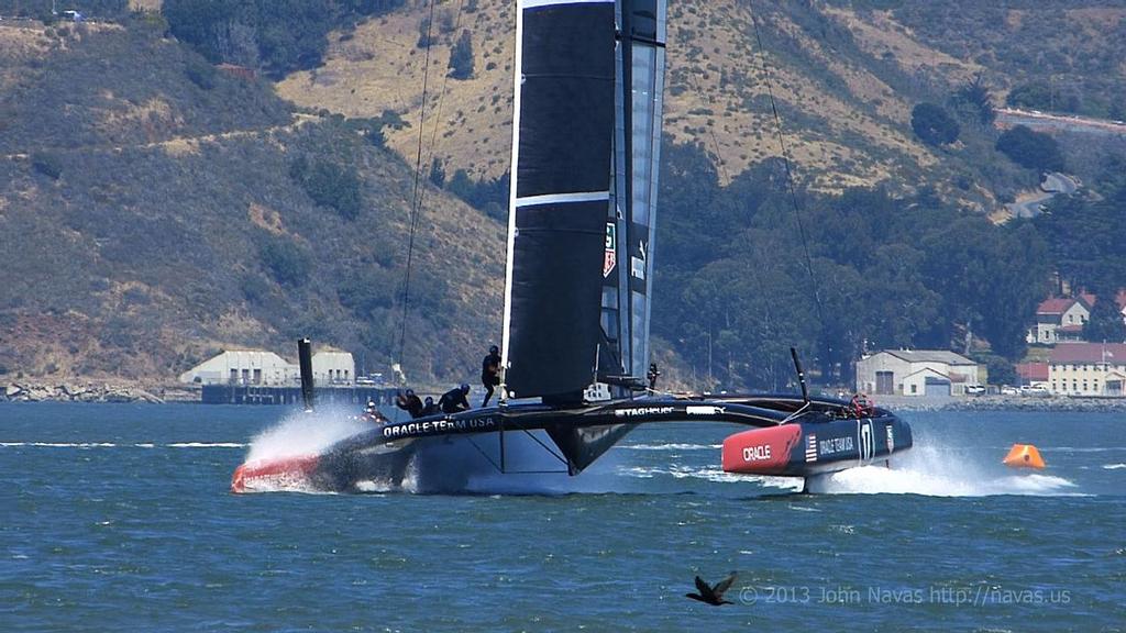 Oracle Team USA  - America’s Cup Practice session - June 21, 2013 © John Navas 