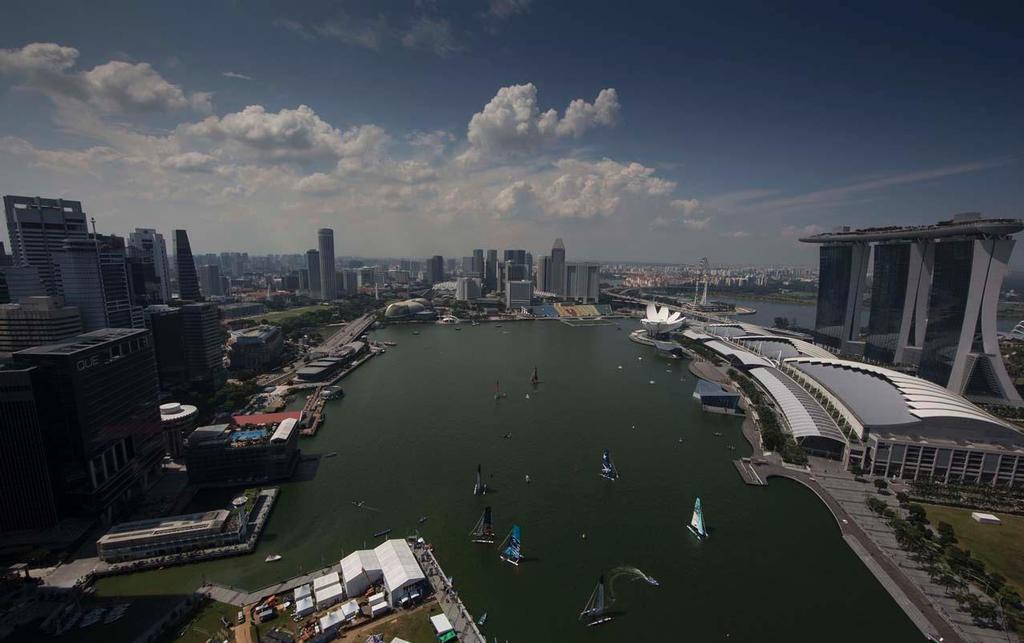 Extreme Sailing Series 2013 Act 2 - Singapore © Lloyd Images http://lloydimagesgallery.photoshelter.com/