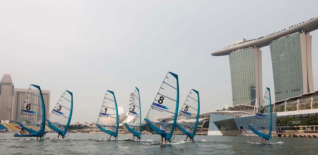 Extreme Sailing Series 2013 Act 2 - Singapore,  NeilPryde Windsurf Racing Series © Lloyd Images http://lloydimagesgallery.photoshelter.com/