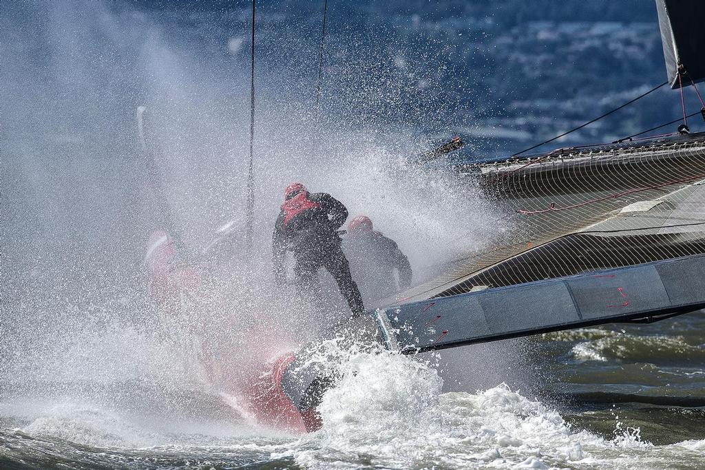 AC72 testing in San Francisco south bay. Artemis Racing April 2013, Alameda, USA photo copyright Sander van der Borch / Artemis Racing http://www.sandervanderborch.com taken at  and featuring the  class