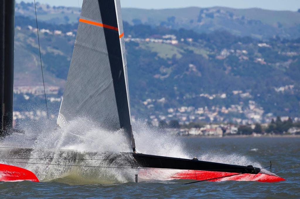 AC72 testing in San Francisco south bay. Artemis Racing April 2013, Alameda, USA photo copyright Sander van der Borch / Artemis Racing http://www.sandervanderborch.com taken at  and featuring the  class