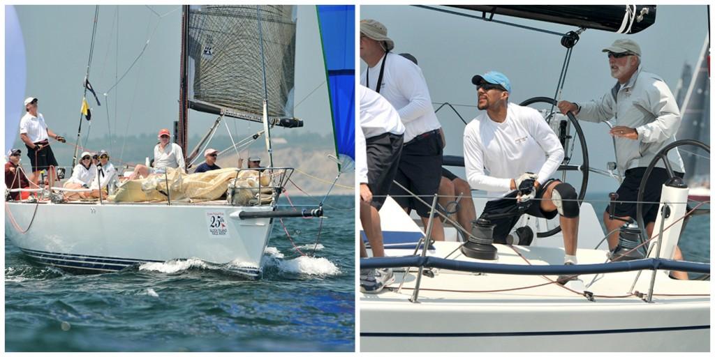 2013 Block Island Race Week-Rich du Moulin’s Lora Ann (left) and Paul Zabetakis’ Impetuous were class winners today in the Around the Island Race ©  www.photoboat.com