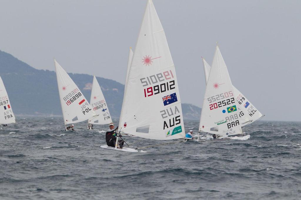 2013 ISAF Sailing World Cup Hyeres - Laser photo copyright Thom Touw http://www.thomtouw.com taken at  and featuring the  class