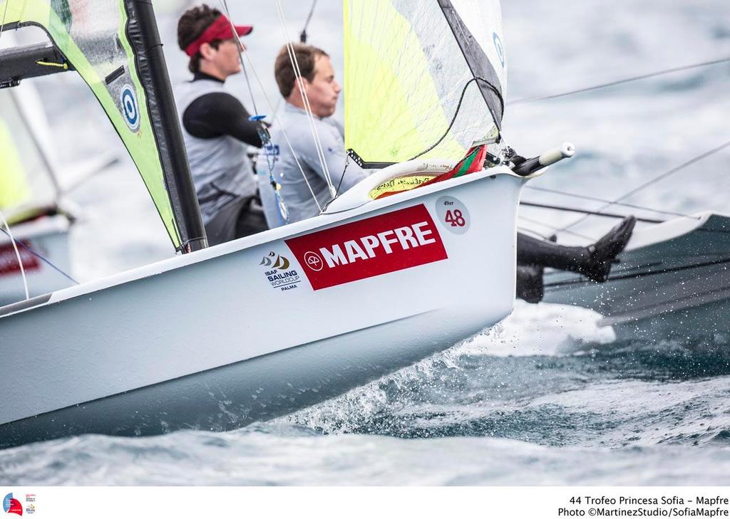 49er: Federico Gaspari; David Bondi - 44th Trofeo Princesa Sofia Mapfre © MartinezStudio.es