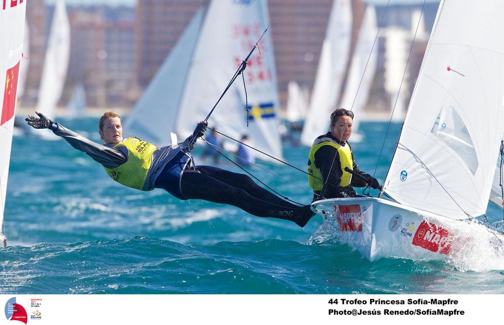  470 Women GBR GBR-862 7 Sophie Weguelin Eilidh Mcintyre - 44th Trofeo Princesa Sofia Mapfre photo copyright Jesus Renedo / Sofia Mapfre http://www.sailingstock.com taken at  and featuring the  class