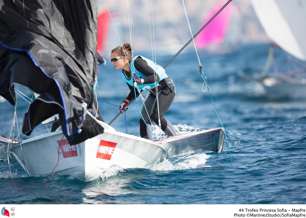 44 TROFEO S.A.R. Princesa Sofia Mapfre, day 3 - 49er FX photo copyright MartinezStudio.es taken at  and featuring the  class