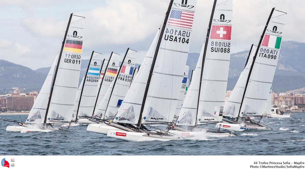 44 TROFEO S.A.R. Princesa Sofia Mapfre, day 4 - Nacra 17 fleet © MartinezStudio.es