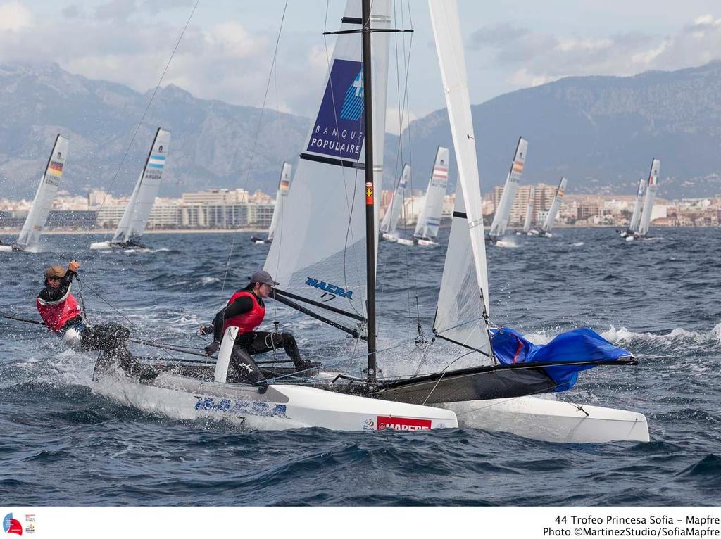 44 TROFEO S.A.R. Princesa Sofia Mapfre, day 4 - Nacra 17; FRA-39; 10; Billy Besson; Marie Riou photo copyright MartinezStudio.es taken at  and featuring the  class