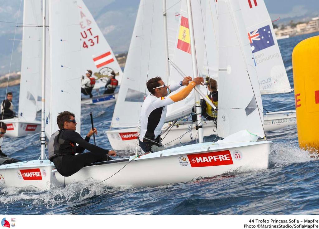 44 TROFEO S.A.R. Princesa Sofia Mapfre, day 5 - 470 Men; ESP; ESP-9; 10; Onan Barreiros Rodriguez; Juan Curbelo Cabrera photo copyright MartinezStudio.es taken at  and featuring the  class