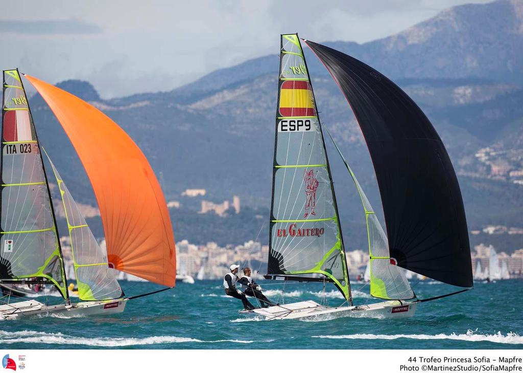 49er; ESP; ESP-9; 6; Federico Alonso Tellechea; Arturo Alonso Tellechea - 44 Trofeo Princesa Sofia, Day 5 photo copyright MartinezStudio.es taken at  and featuring the  class