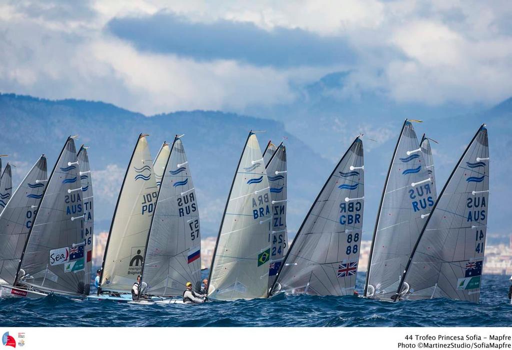 44 Trofeo Princesa Sofia, Day 5 -  Finn; BRA; BRA-1; 27; Bruno Prada; Finn; GBR; GBR-88; 12; Mark Andrews; Finn; AUS; AUS-41; 16; Jake Lilley; Finn; RUS; RUS-57; 63; Egor Terpigorev; Finn; AUS; AUS-1; 43; Brendan Casey photo copyright MartinezStudio.es taken at  and featuring the  class