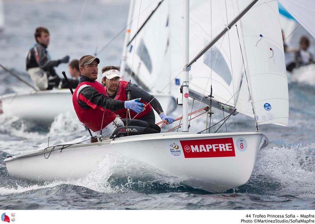 44 TROFEO S.A.R. Princesa Sofia Mapfre, day 5 - 470 Men; GRE; GRE-1; 8; Panagiotis Mantis; Pavlos Kagialis © MartinezStudio.es