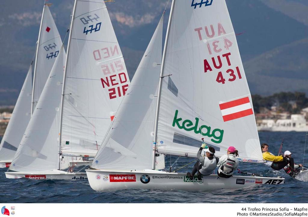 44 Trofeo Princesa Sofia,day 5 - 470 Women; AUT; AUT-431; 30; Lara Vadlau; Jolanta Ogar photo copyright MartinezStudio.es taken at  and featuring the  class