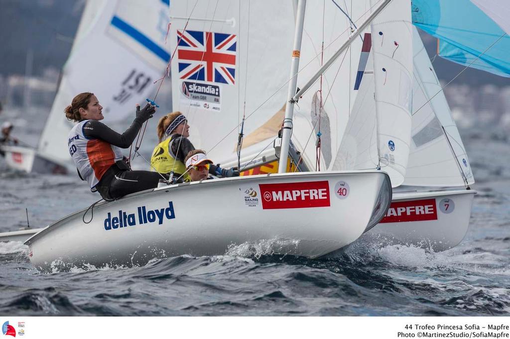 44 Trofeo Princesa Sofia,day 5 - 470 Women; NED; NED-216; 40; Afrodite Kyranakou; Anneloes Van Veen; 470 Women; GBR; GBR-862; 7; Sophie Weguelin; Eilidh Mcintyre © MartinezStudio.es