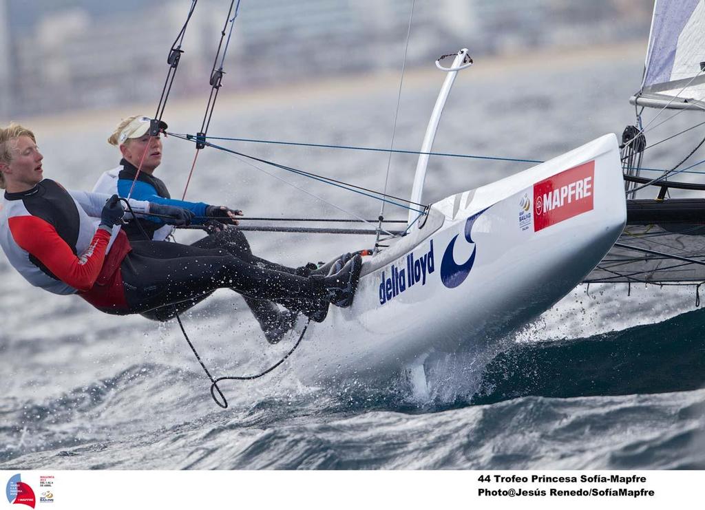 44 Trofeo Princesa Sofia Mapfre Medal Race, day 6 - Nacra 17  NED  NED-44  28  Renee Groeneveld  Karel Begemann photo copyright Jesus Renedo / Sofia Mapfre http://www.sailingstock.com taken at  and featuring the  class