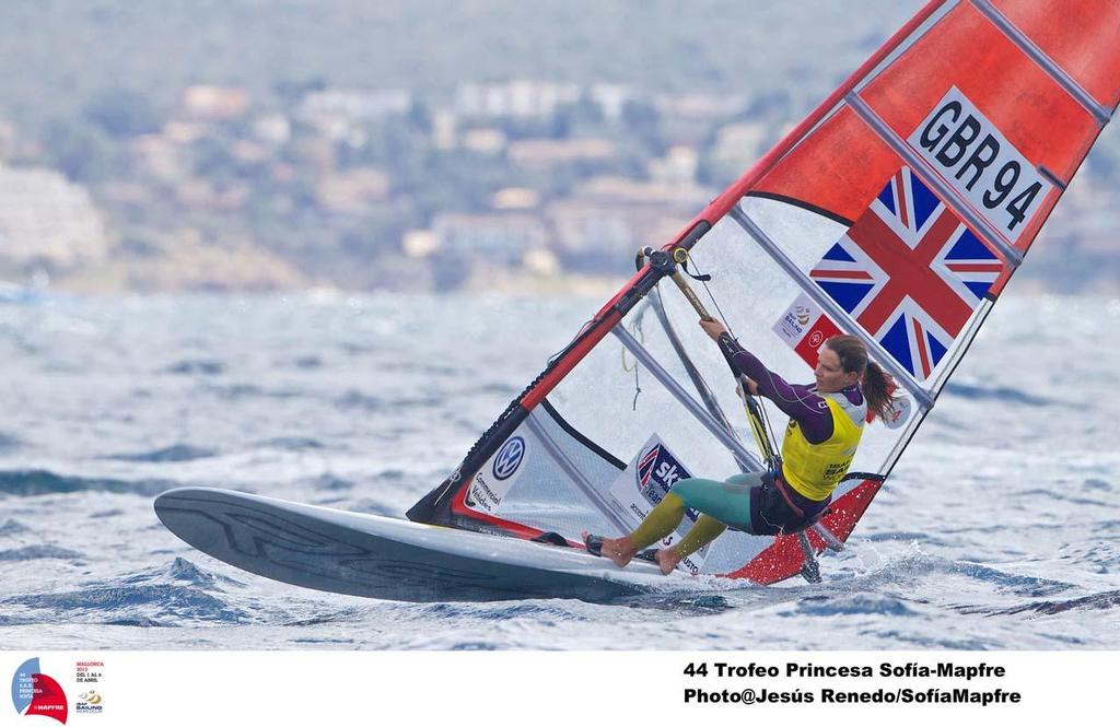 44 Trofeo Princesa Sofia Mapfre Medal Race, day 6 - RS:X Women  GBR  GBR-94  4  Bryony Shaw photo copyright Jesus Renedo / Sofia Mapfre http://www.sailingstock.com taken at  and featuring the  class