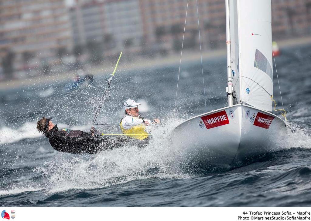 44 Trofeo Princesa Sofia Mapfre Medal Race,day 6 - 470 Men; AUS; AUS-11; 1; Mat Belcher; Will Ryan photo copyright MartinezStudio.es taken at  and featuring the  class