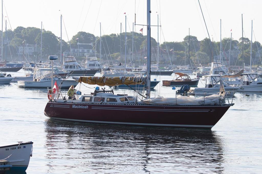 MacIntosh enters the harbor - Marblehead-to-Halifax Ocean Race  © Fletcher Boland