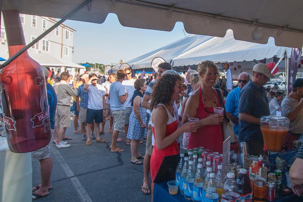 Pre race party at the Boston Yacht Club - Marblehead-to-Halifax Ocean Race  © Fletcher Boland
