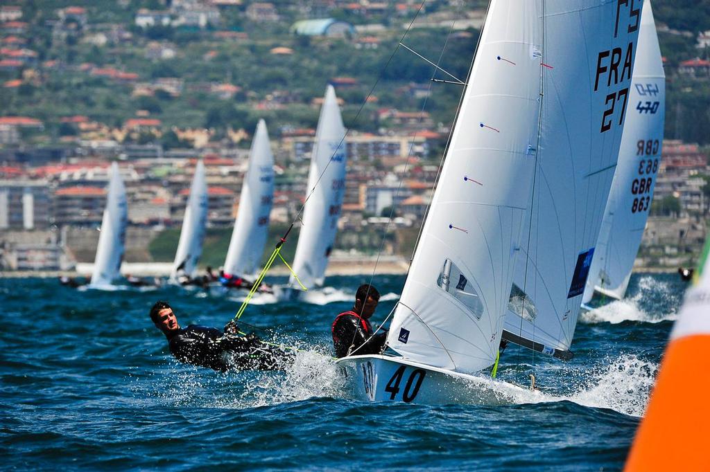 Formia (LT), June, 10, 2013. 470 European Championship Day 01. © P.Jaffredou/G.Cazade