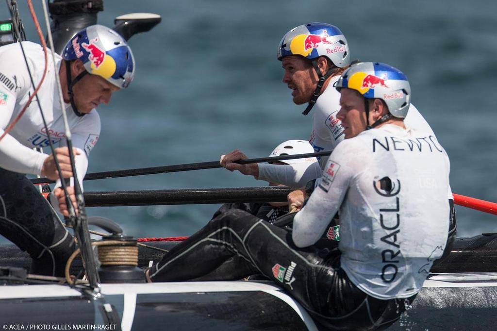 17/04/2013 - Napoli (ITA) - America's Cup World Series Naples 2013 - Official Training Day photo copyright ACEA - Photo Gilles Martin-Raget http://photo.americascup.com/ taken at  and featuring the  class