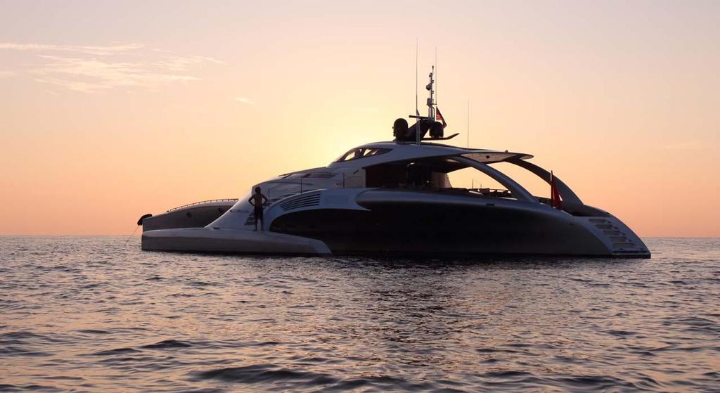 Adastra at sunset © Shuttleworth Design