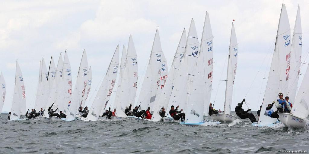 470 Men's start - 2013 Kieler Woche photo copyright Kieler Woche www.KielerWoche.de taken at  and featuring the  class