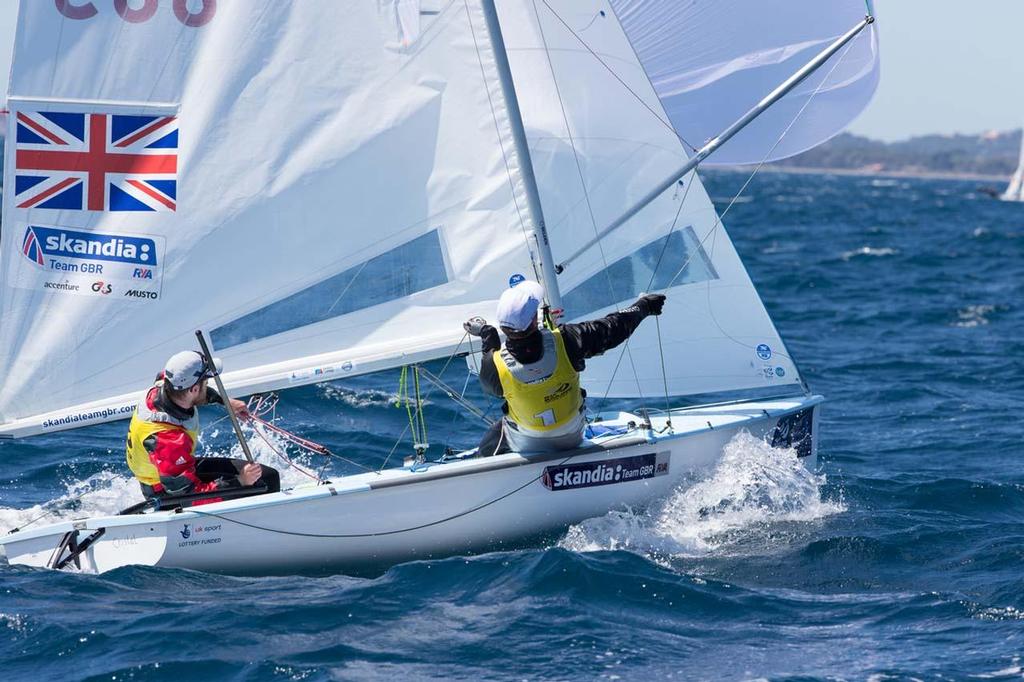 470 - ISAF Sailing World Cup Hyeres 2013 Day 3 photo copyright Thom Touw http://www.thomtouw.com taken at  and featuring the  class