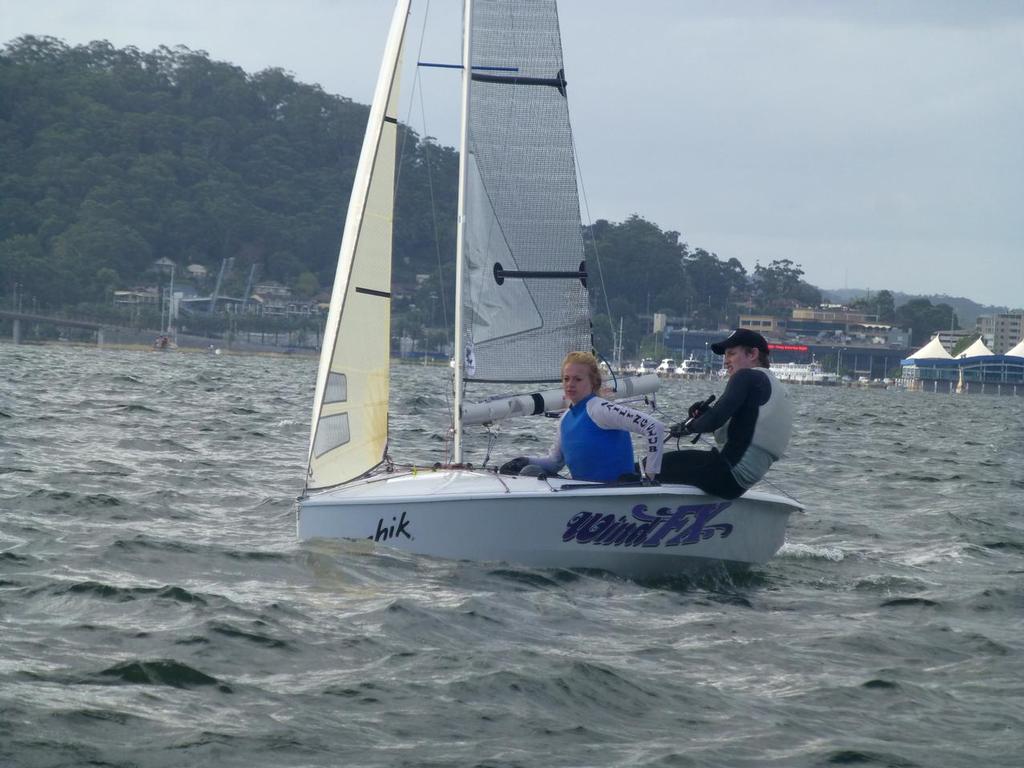 Handicap winners- 1960 ‘Wind FX’- Scott Munro/ Ashley Atkins (Image courtesy: Kevin Phillips) - NS14 New South Wales State Championships - Easter 2013 © Michael Chittenden 