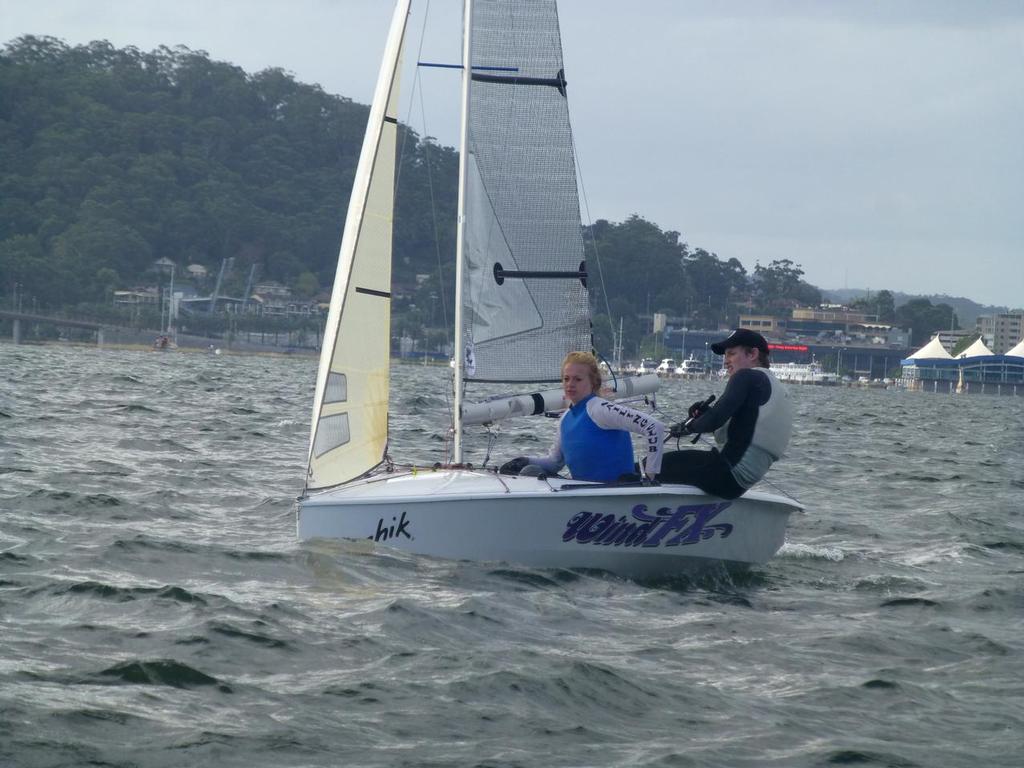 Handicap winners- 1960 ‘Wind FX’- Scott Munro/ Ashley Atkins (Image courtesy: Kevin Phillips) - NS14 New South Wales State Championships - Easter 2013 © Michael Chittenden 