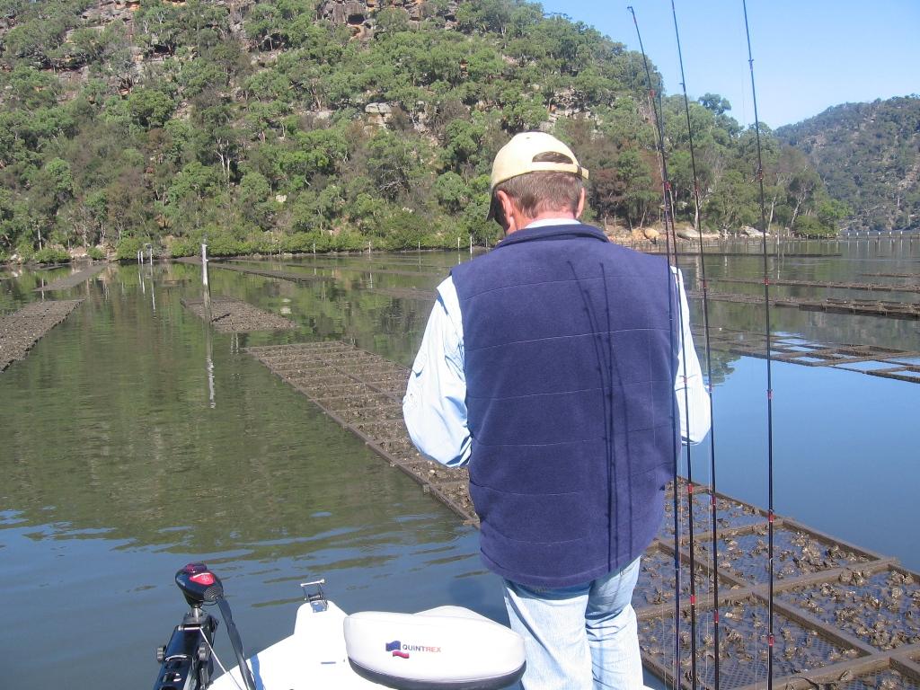 Electic motors are an essential tools when it comes to fishing in the racks photo copyright Gary Brown taken at  and featuring the  class