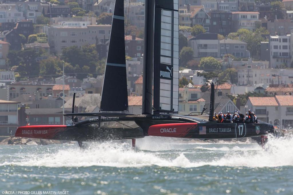 24/05/2013 - San Francisco (USA,CA) - 34th America’s Cup - AC72s Training in the Bay © ACEA - Photo Gilles Martin-Raget http://photo.americascup.com/