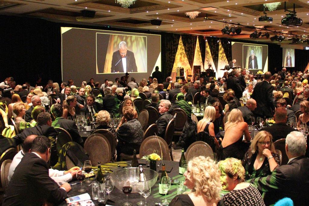 Part of the 700 sailing-knowledgable audience for the black tie dinner, An Evening with Russell Coutts and Grant Dalton sponsored by ASB Bank photo copyright Richard Gladwell www.photosport.co.nz taken at  and featuring the  class