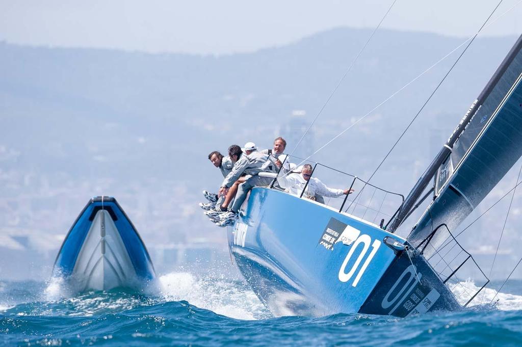 Azzurra in action during day two of the 40th Trofeo Conde de Godâ€” at Real Club Nâ€¡utico de Barcelona on May 24th 2013 in Barcelona, Spain. photo copyright Xaume Olleros / 52 Super Series taken at  and featuring the  class