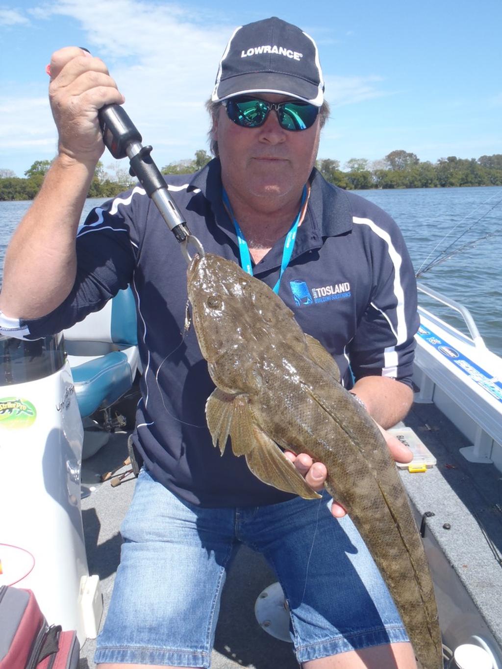 Casting a blade close to the edge of a rack is heart in mouth situation, so is pulling out a dusky of this size photo copyright Gary Brown taken at  and featuring the  class