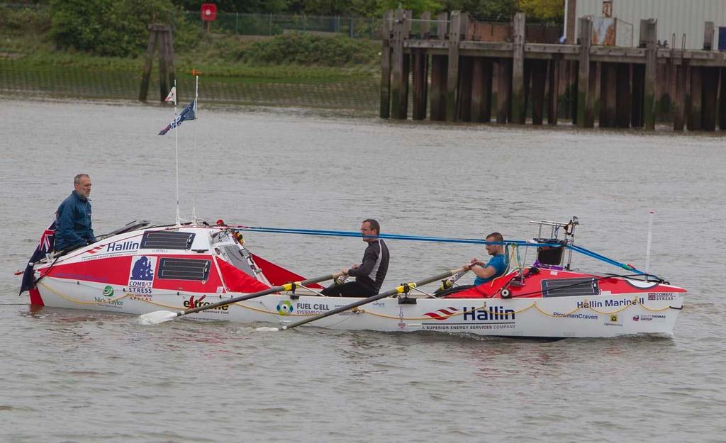 Hallin Marine 2 at the start of GB Row 2013, the world’s toughest rowing race. © onEdition http://www.onEdition.com