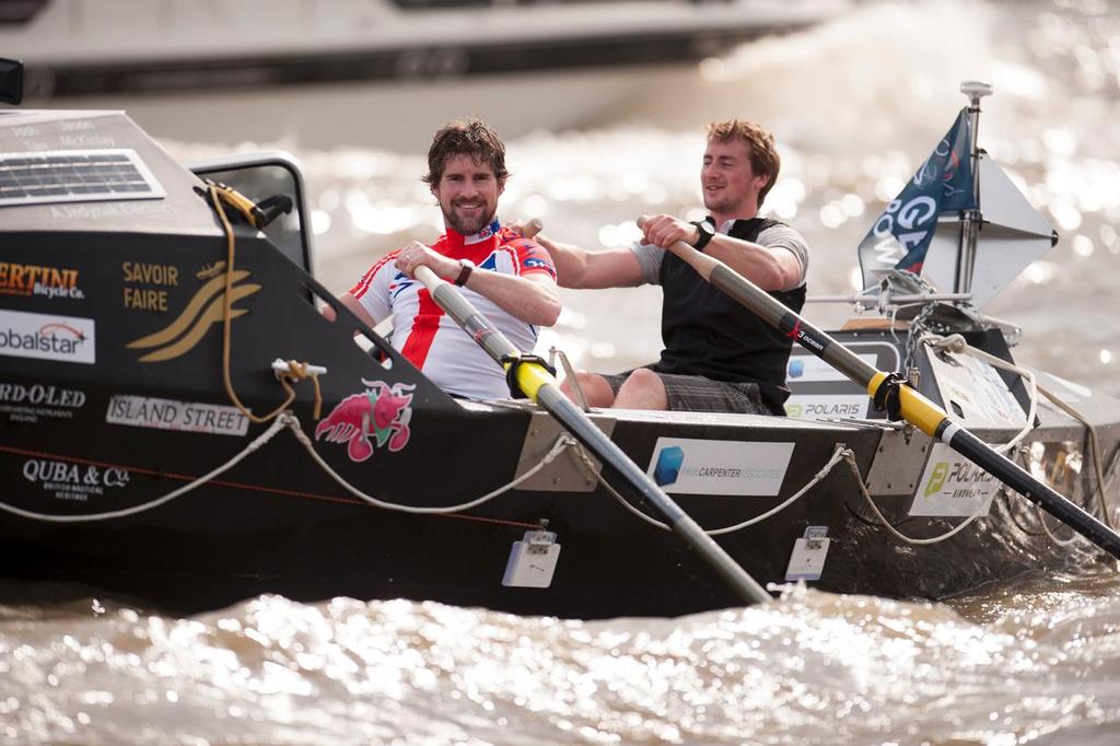 Savoir Faire, crewed by Jason MacKinlay and Josh Tarr competitors in the GB Row 2013. © onEdition http://www.onEdition.com