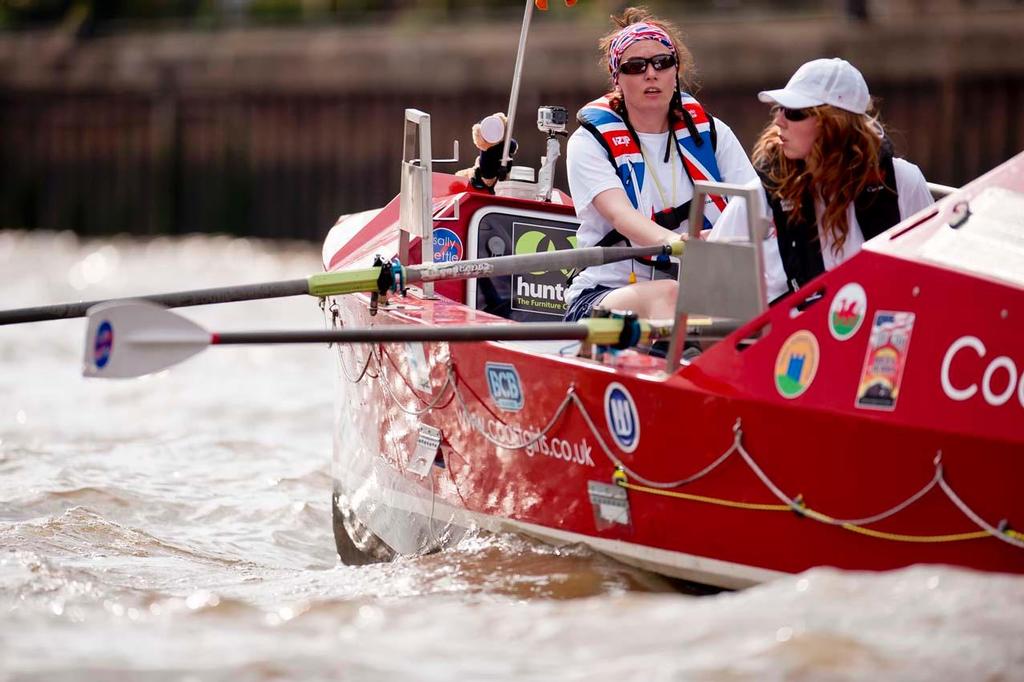 Charlene Ayres and Sally Kettle, The Coast Girls team, competing in the GB Row 2013. © onEdition http://www.onEdition.com