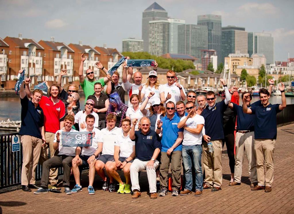 All the competitors and management of the  GB Row 2013, the world’s toughest rowing race.<br />
<br />
Six brave crews will row 2,000 miles non-stop around the coast of Britain in an attempt to break the world record time of 26 days, 21 hours, 14 minutes. © onEdition http://www.onEdition.com