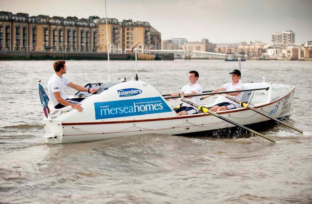 The Islanders Alan Morgan, Gavin Sheehan and James Plumley, competitors in the GB Row 2013. © onEdition http://www.onEdition.com