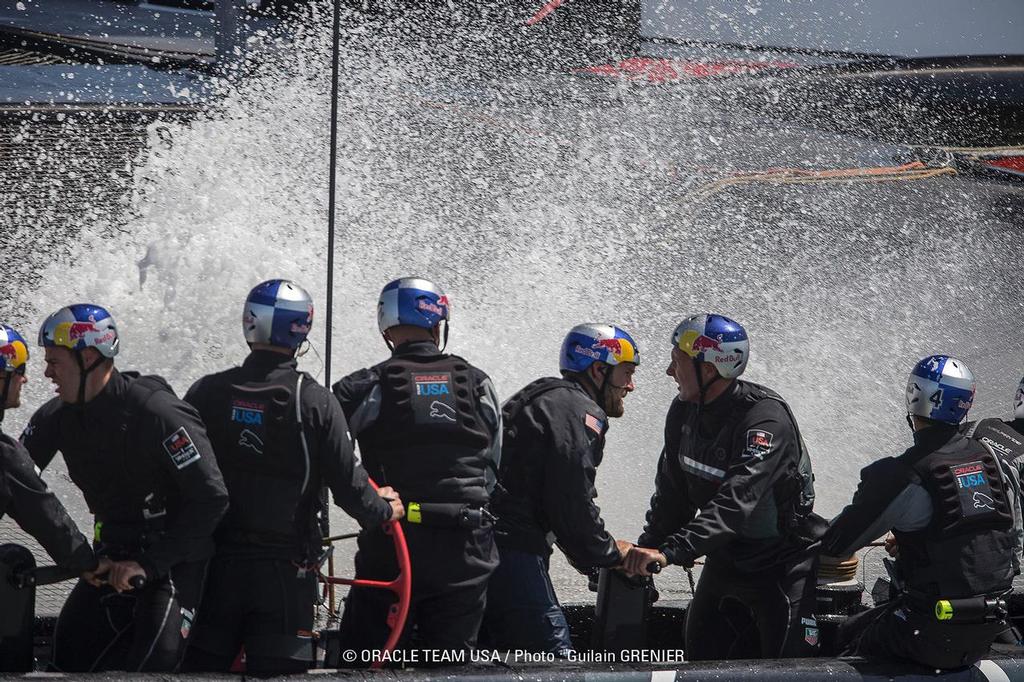 Boat 2 First Sail / SFO April Testing Session / ORACLE TEAM USA / San Francisco (USA) / 24-04-2013 &copy; Guilain Grenier Oracle Team USA http://www.oracleteamusamedia.com/
