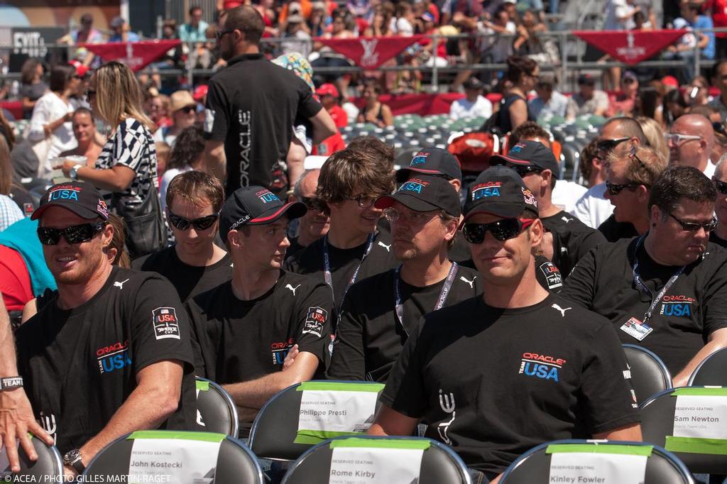 Opening Day, 34th America&rsquo;s Cup, San Francisco, July 4 2013 photo copyright ACEA - Photo Gilles Martin-Raget http://photo.americascup.com/ taken at  and featuring the  class