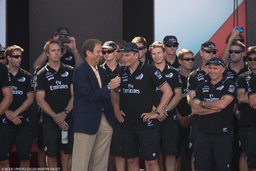 Opening Day, 34th America&rsquo;s Cup, San Francisco, July 4 2013 photo copyright ACEA - Photo Gilles Martin-Raget http://photo.americascup.com/ taken at  and featuring the  class