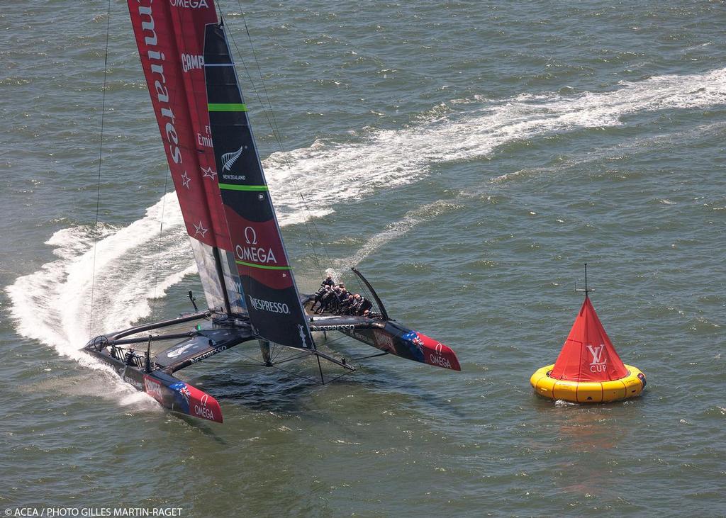 34th America&rsquo;s Cup - Day 1 of racing for the LV Cup, Emirates Team NZ photo copyright ACEA - Photo Gilles Martin-Raget http://photo.americascup.com/ taken at  and featuring the  class