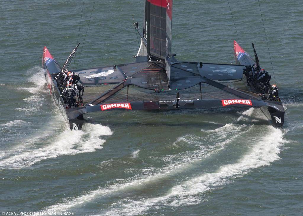 34th America&rsquo;s Cup - Day 1 of racing for the LV Cup, Emirates Team NZ photo copyright ACEA - Photo Gilles Martin-Raget http://photo.americascup.com/ taken at  and featuring the  class