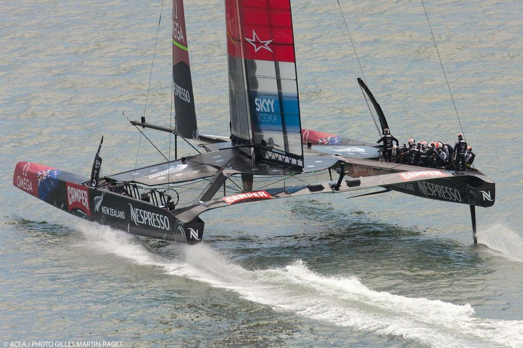 34th America&rsquo;s Cup - Day 1 of racing for the LV Cup, Emirates Team NZ photo copyright ACEA - Photo Gilles Martin-Raget http://photo.americascup.com/ taken at  and featuring the  class