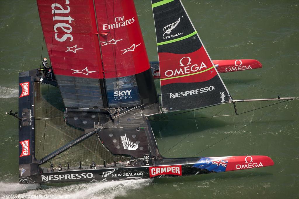 34th America&rsquo;s Cup - Day 1 of racing for the LV Cup, Emirates Team NZ photo copyright ACEA - Photo Gilles Martin-Raget http://photo.americascup.com/ taken at  and featuring the  class