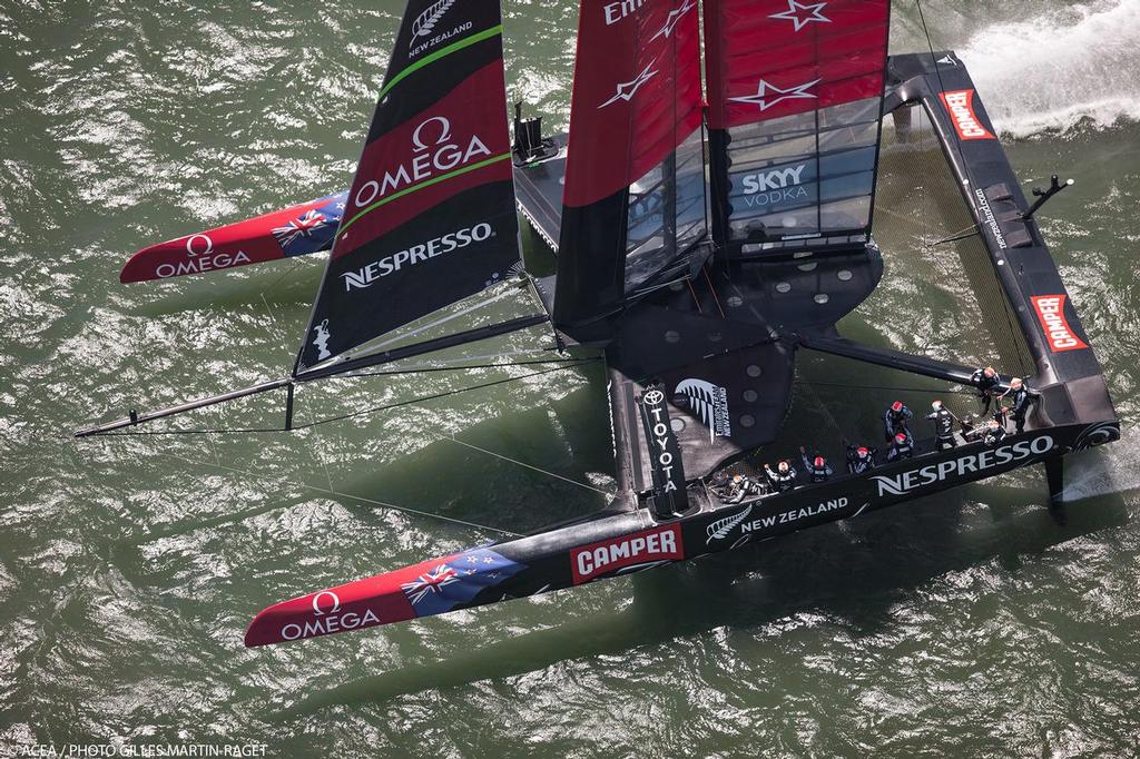 34th America&rsquo;s Cup - Day 1 of racing for the LV Cup, Emirates Team NZ photo copyright ACEA - Photo Gilles Martin-Raget http://photo.americascup.com/ taken at  and featuring the  class